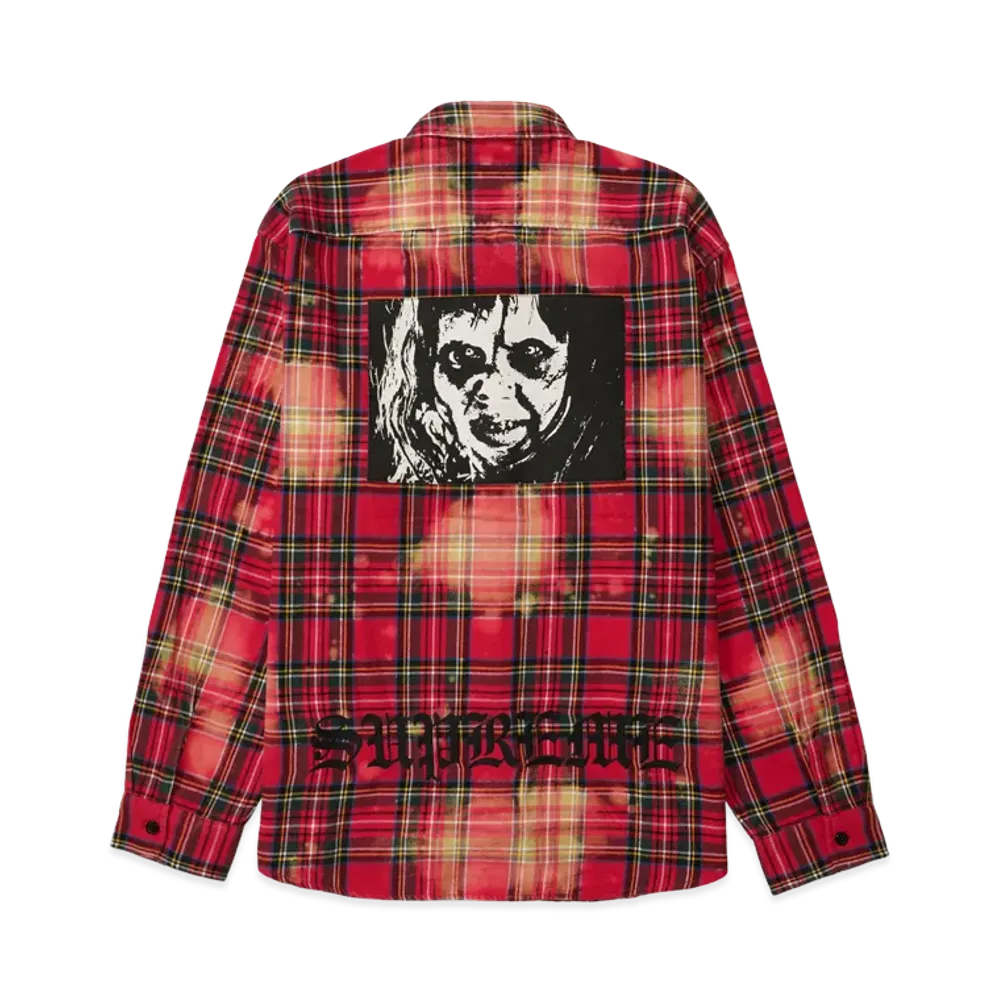 Supreme x The Exorcist Flannel Shirt "Red"