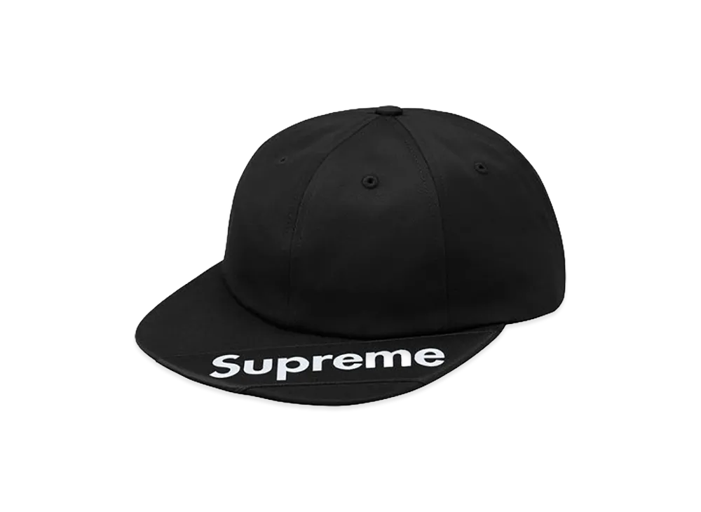 Supreme Visor Label 6-Panel "Black"