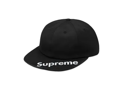 Supreme Visor Label 6-Panel "Black"