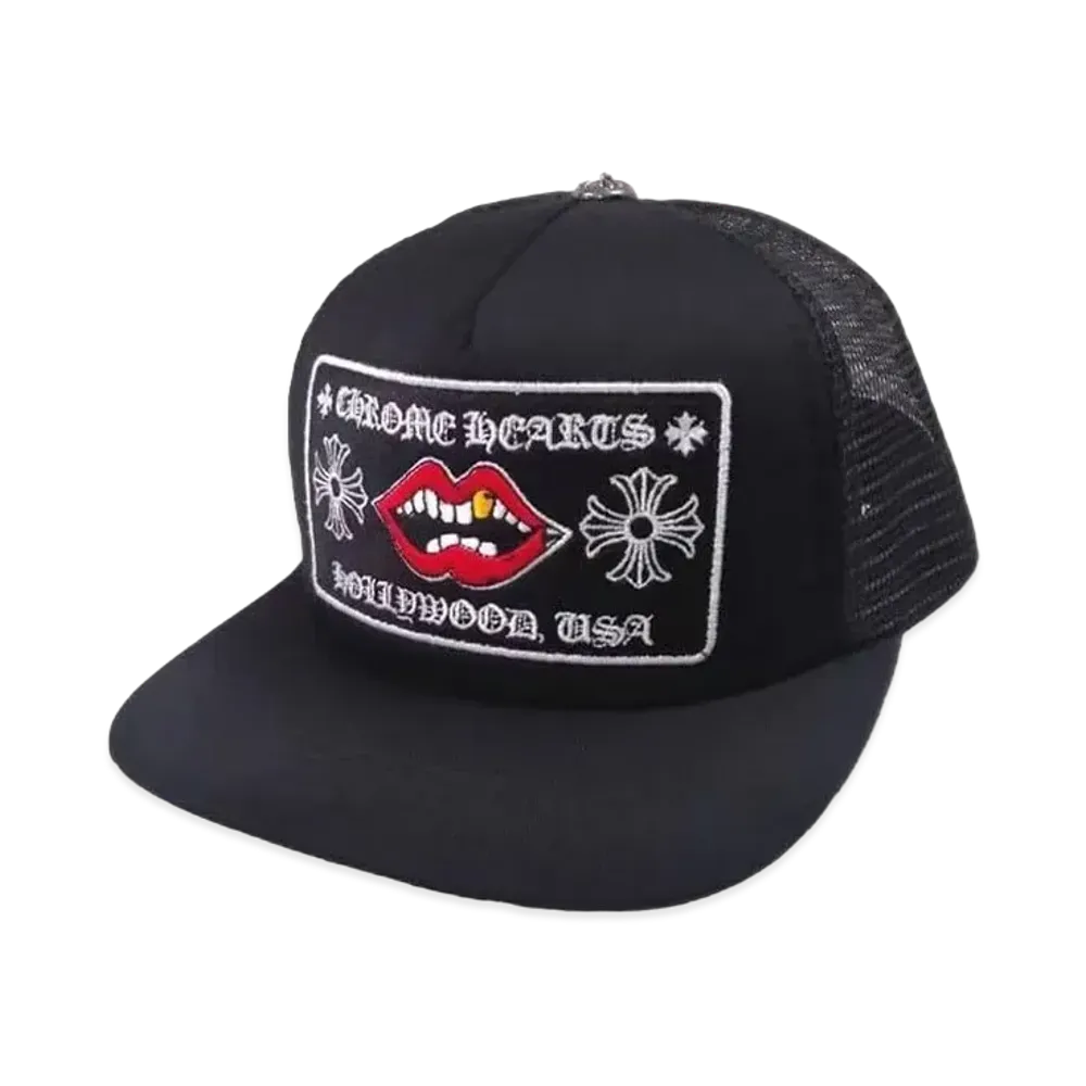 Chrome Hearts Tracker Cap Chomper "Black"