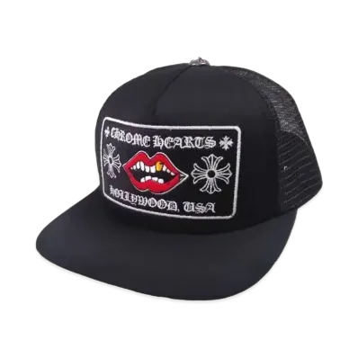 Chrome Hearts Tracker Cap Chomper "Black"