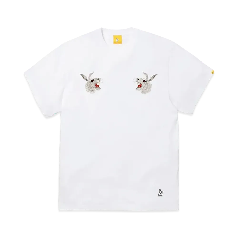 FR2 Embroidery Souvenir T-shirt "White"