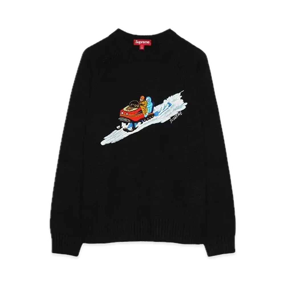 Supreme Snowmobile Sweater "Black"
