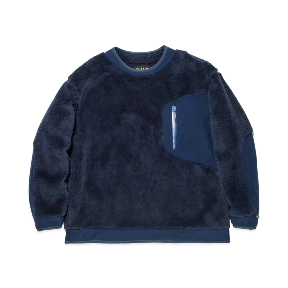 CMF OUTDOOR GARMENT Precold Fleece Tee "Navy Navy"