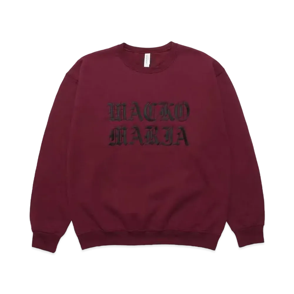 WACKO MARIA Sweat Shirt "Burgundy"