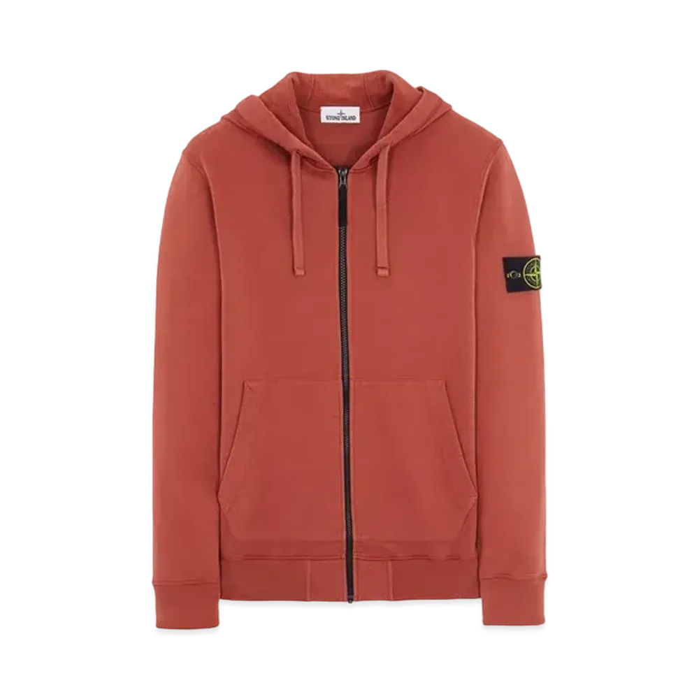 Stone Island 64220 BRUSHED COTTON FLEECE "Magenta"