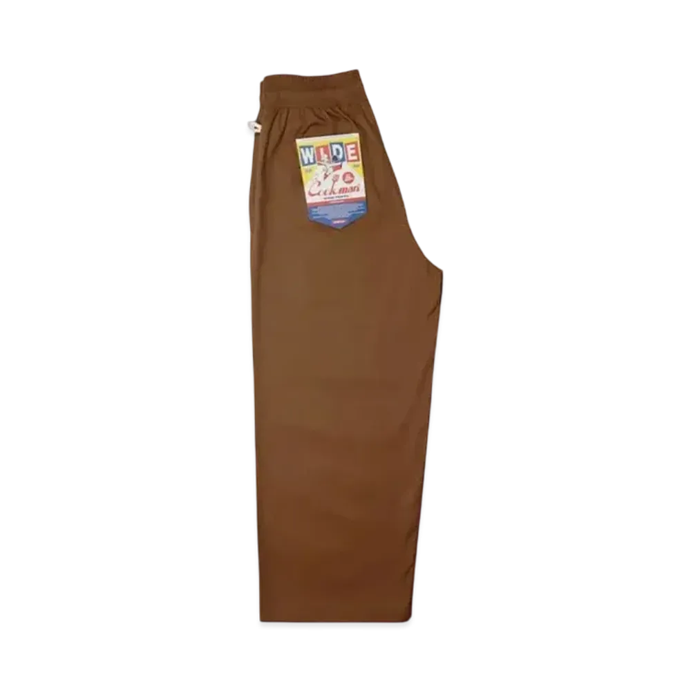 COOKMAN Wide Chef Pants "Chocolate"