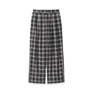ssstein Cotton Viscose Wide Easy Trousers "Black Ombre"