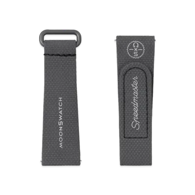 Swatch x OMEGA BIOCERAMIC MoonSwatch Rubber Strap "Dark Grey/Black"