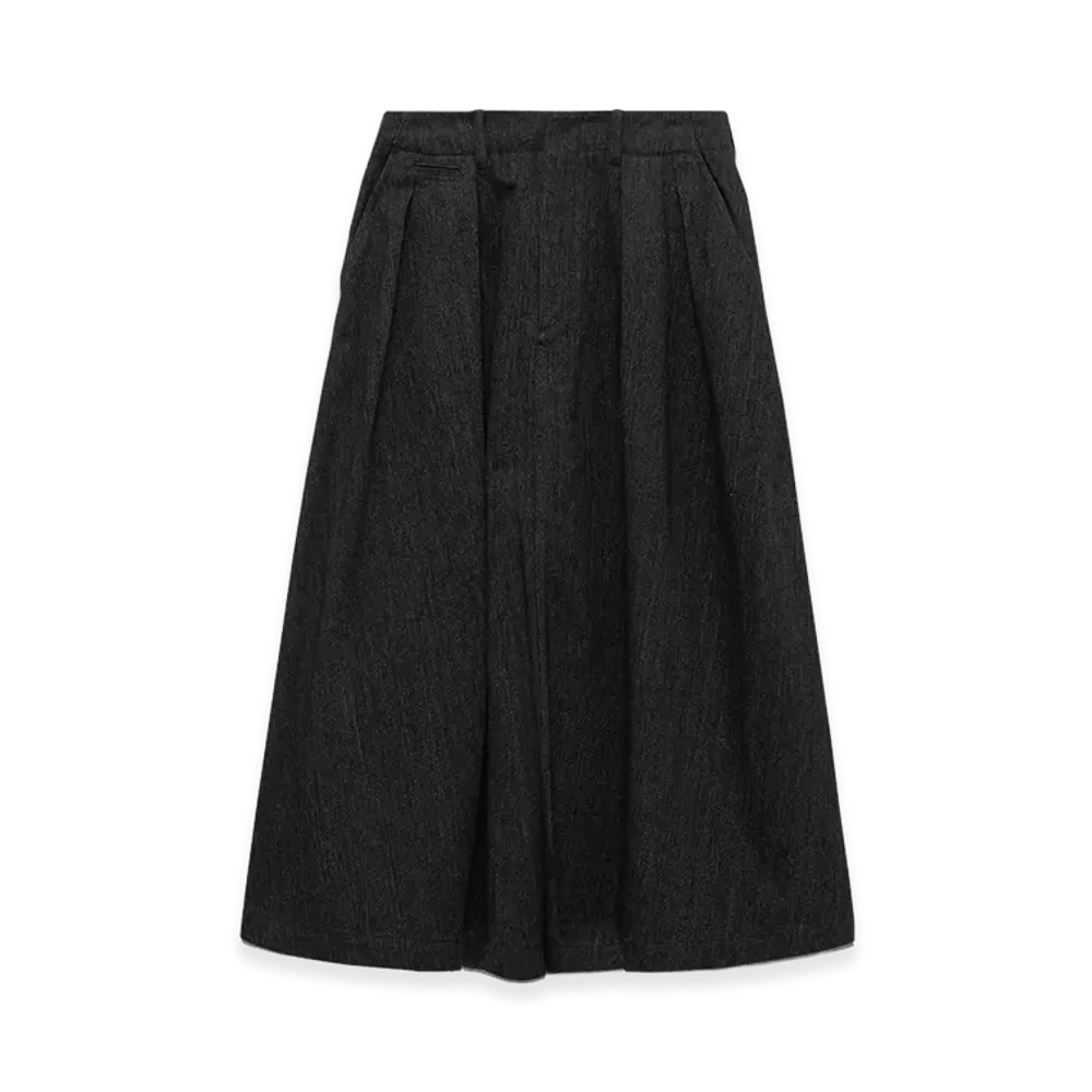 nanamica Denim Skirt "Black"