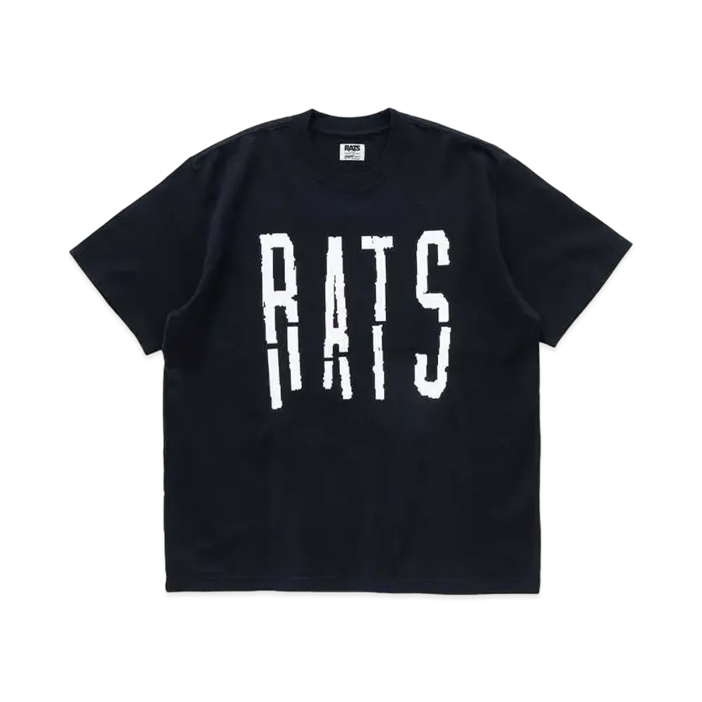 RATS BROKEN TEE "BLACK"