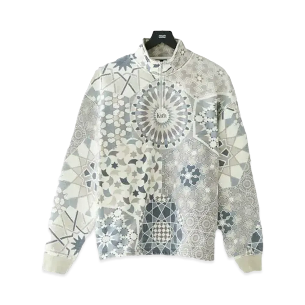 Kith Moroccan Tile Quarter Zip "Canvas"
