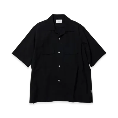 Unlikely 2P Sports Open Shirts S/S Tropical "Black"