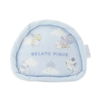 GELATO PIQUE x DRAGON QUEST Allover Pattern Pouch "Blue"