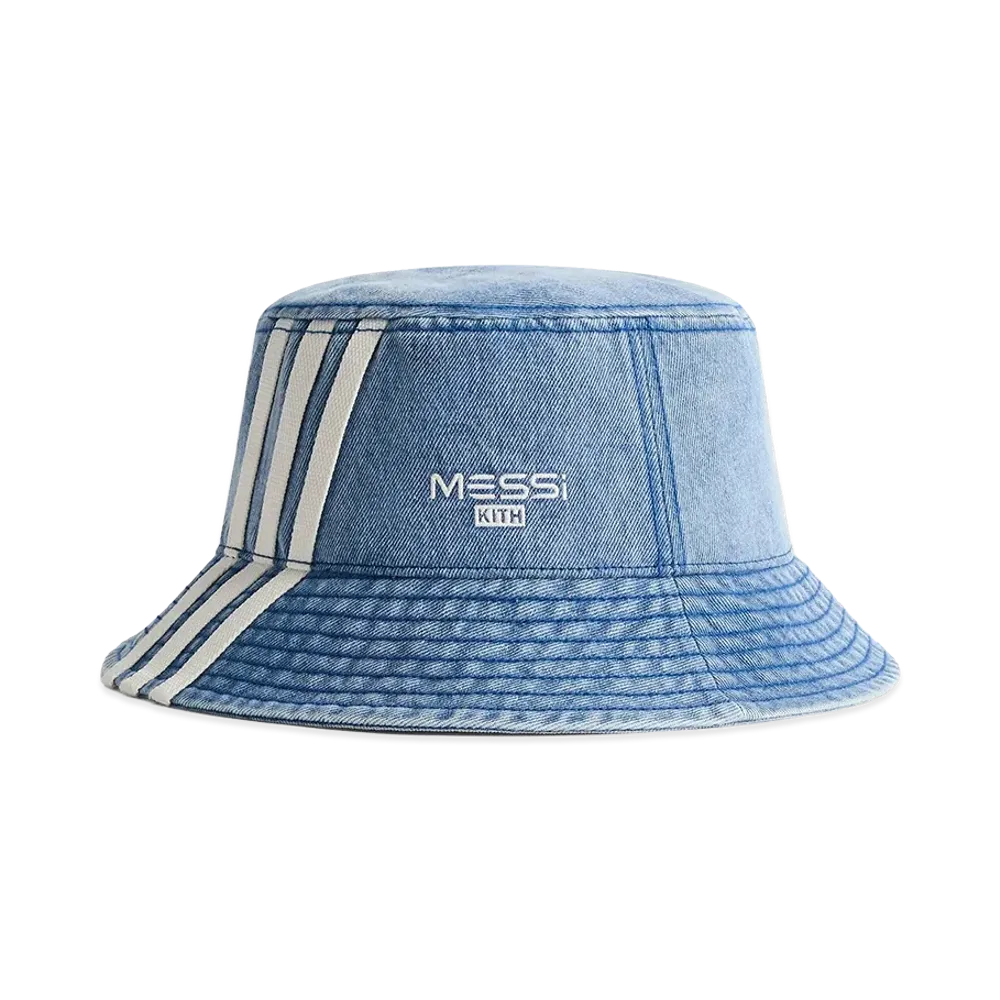 Kith x Lionel Messi x adidas Football Bucket Hat "Aurora/Ink"