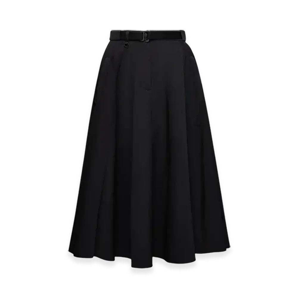 MONCLER Midi Skirt "Black"