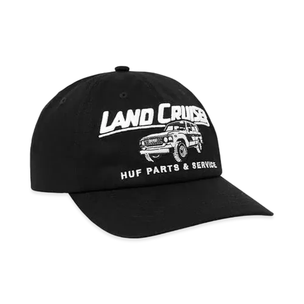 HUF x TOYOTA LAND CRUISER Parts & Service Snapback "Black"