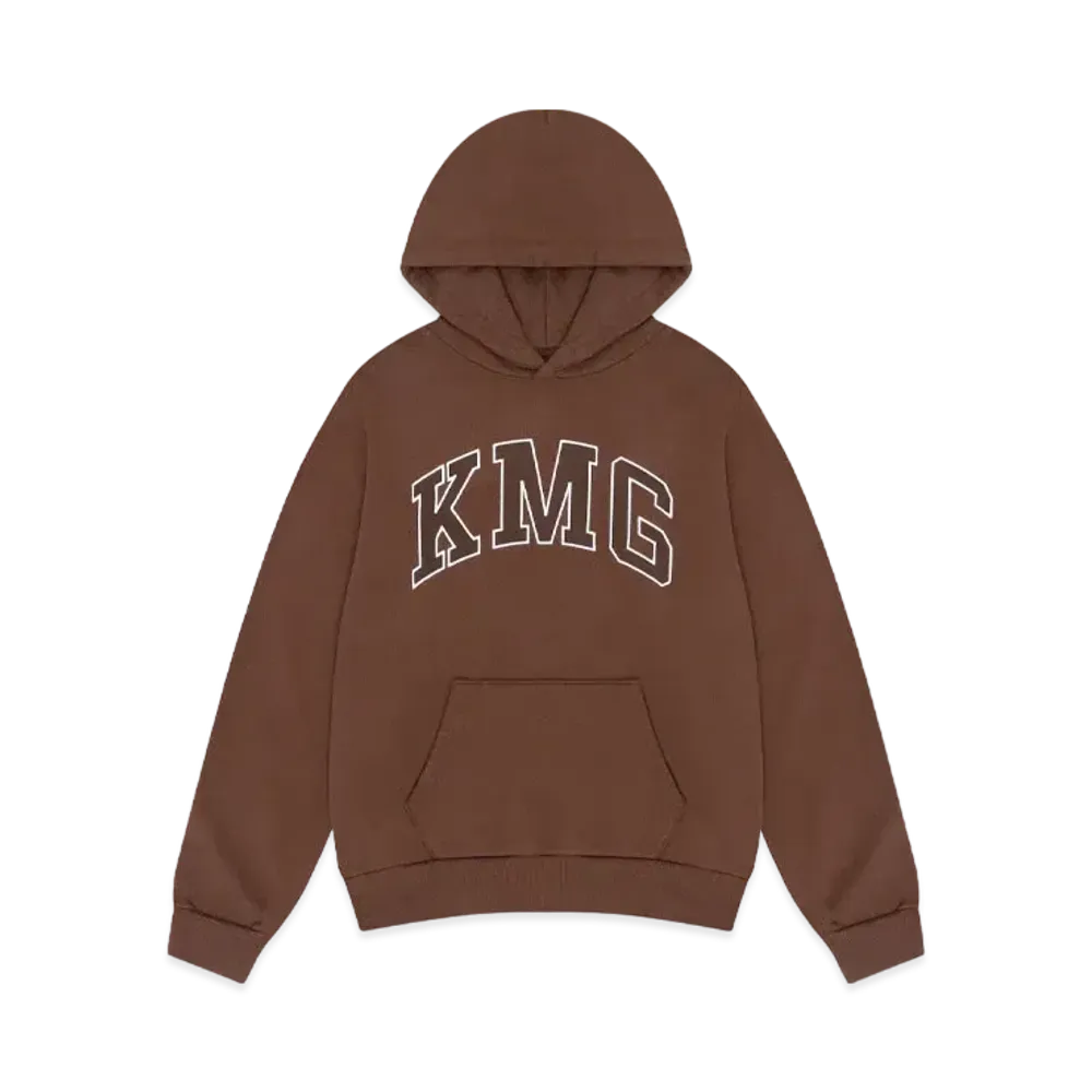 DENIM TEARS KMG Collegiate Hoodie "Brown"