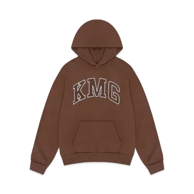 DENIM TEARS KMG Collegiate Hoodie "Brown"