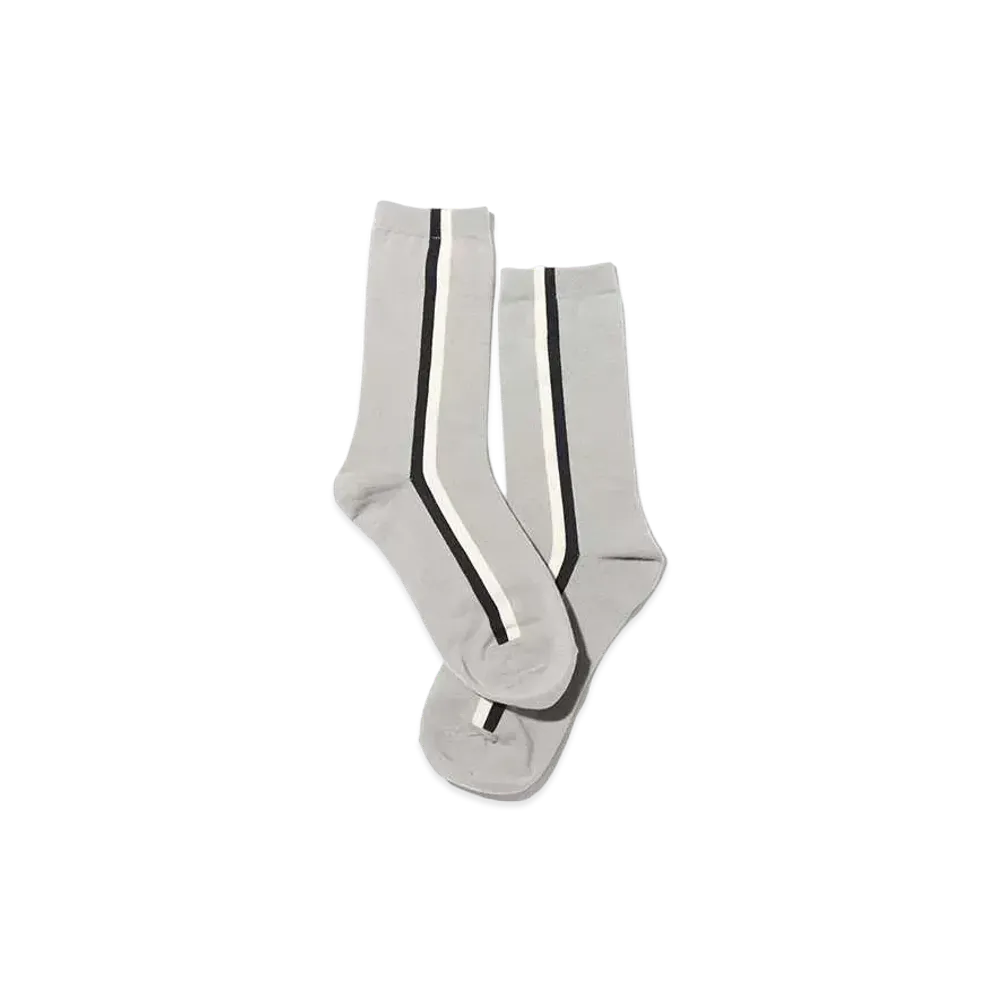 atmos pink Vertical Line Socks "Gray"
