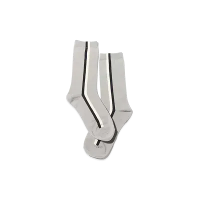 atmos pink Vertical Line Socks "Gray"