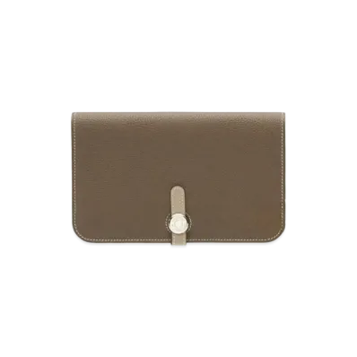 Hermes Dogon GM Togo "Etoupe/Tourtiere/Silver"