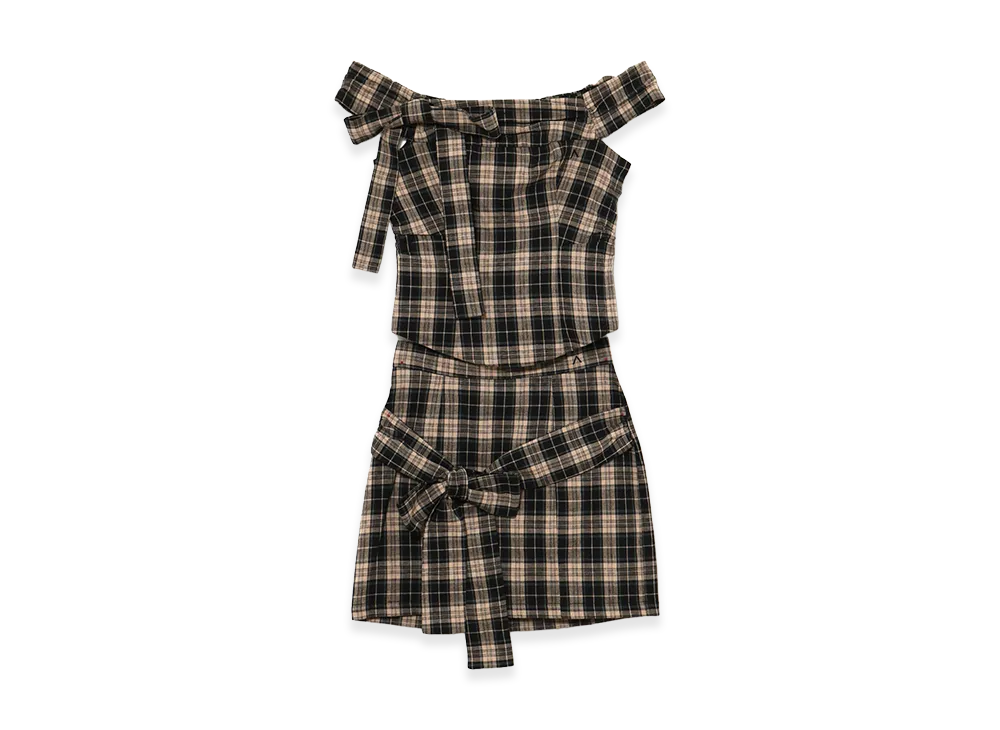 ANDMARY Women's Ruban Ribbon Set Up "Black"