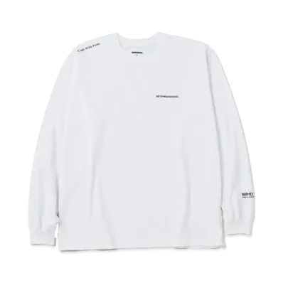 NEIGHBORHOOD NH . Tee LS-8 "White"