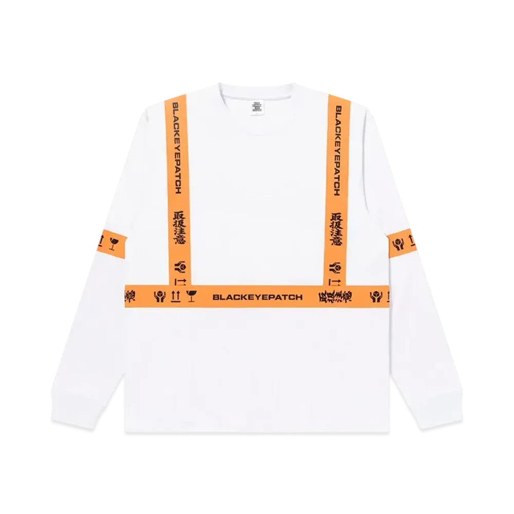BlackEyePatch Safety L/S Tee "White"