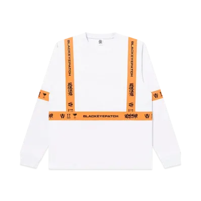 BlackEyePatch Safety L/S Tee "White"