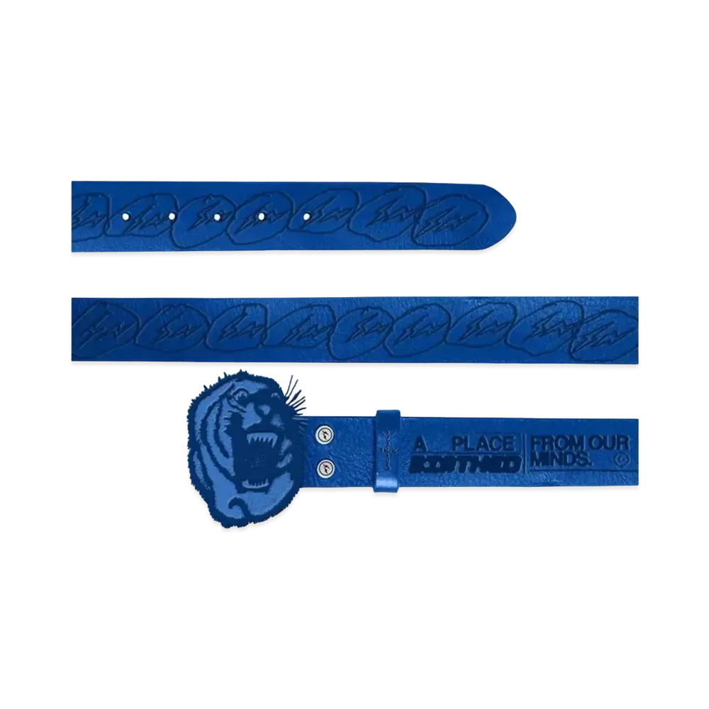 Travis Scott Cactus Jack For Fragment Logo Belt "Blue"