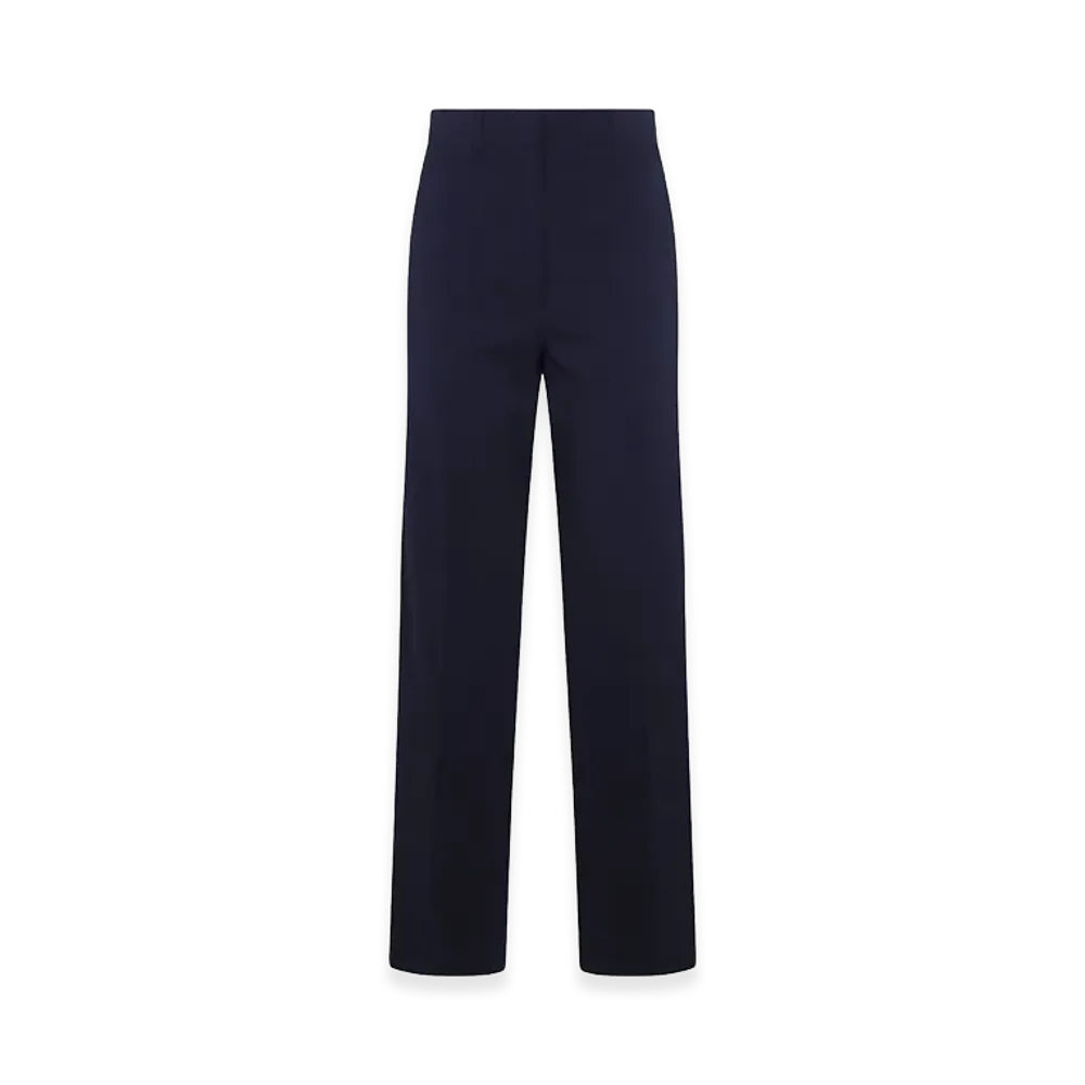 MIU MIU Women's Stretch Wool Pant "Blue"