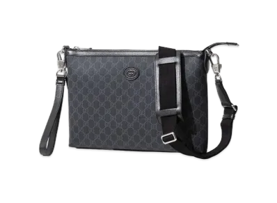 GUCCI Large Interlocking G Crossbody "Black"