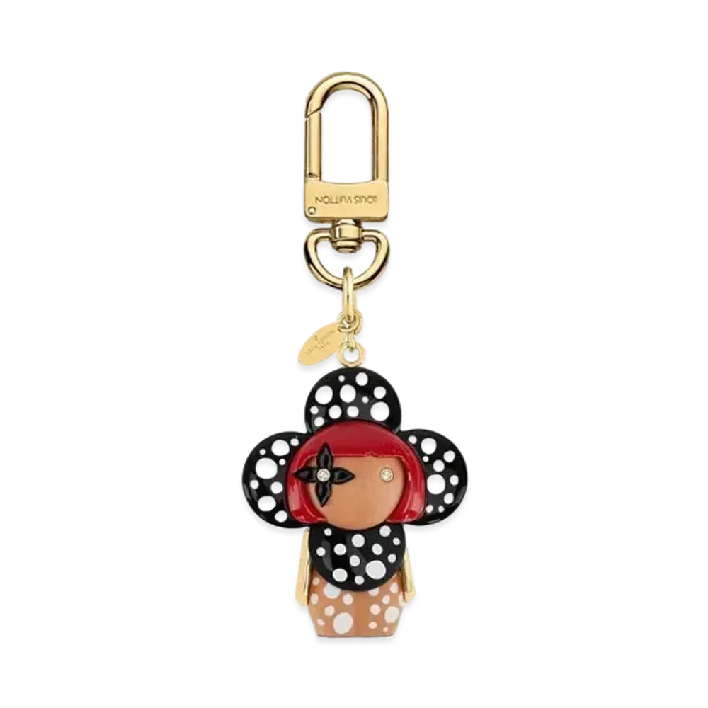 Louis Vuitton x Yayoi Kusama Vivienne Key Ring Infinity Dots "Noir"
