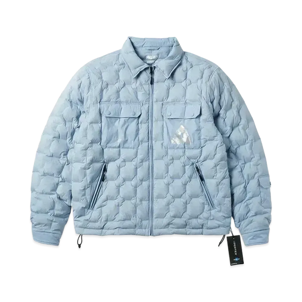 PALACE Pertex Work Down Jacket "Dusty Blue"