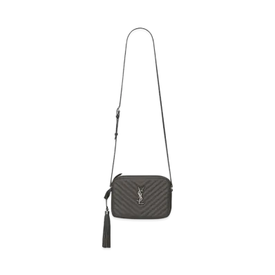 Saint Laurent Lou Camera Bag In Quilted Leather "Asphalt Grey"