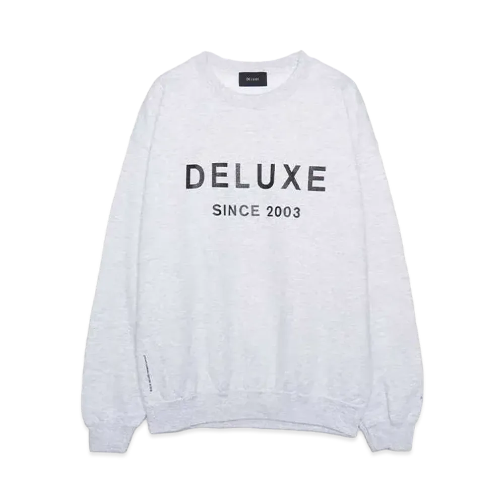 DELUXE DELUXE LOGO CREW "GRAY"