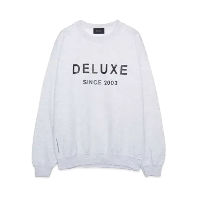 DELUXE DELUXE LOGO CREW "GRAY"