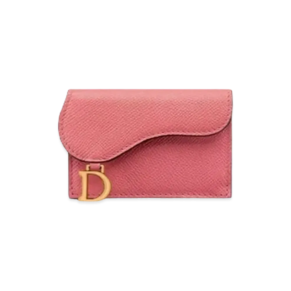 Dior Saddle Compact Wallet "Pink"