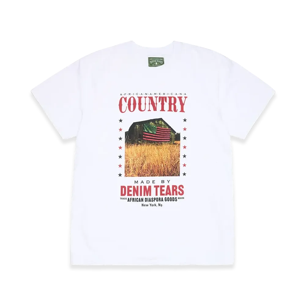 DENIM TEARS ADG Country Tee "White"