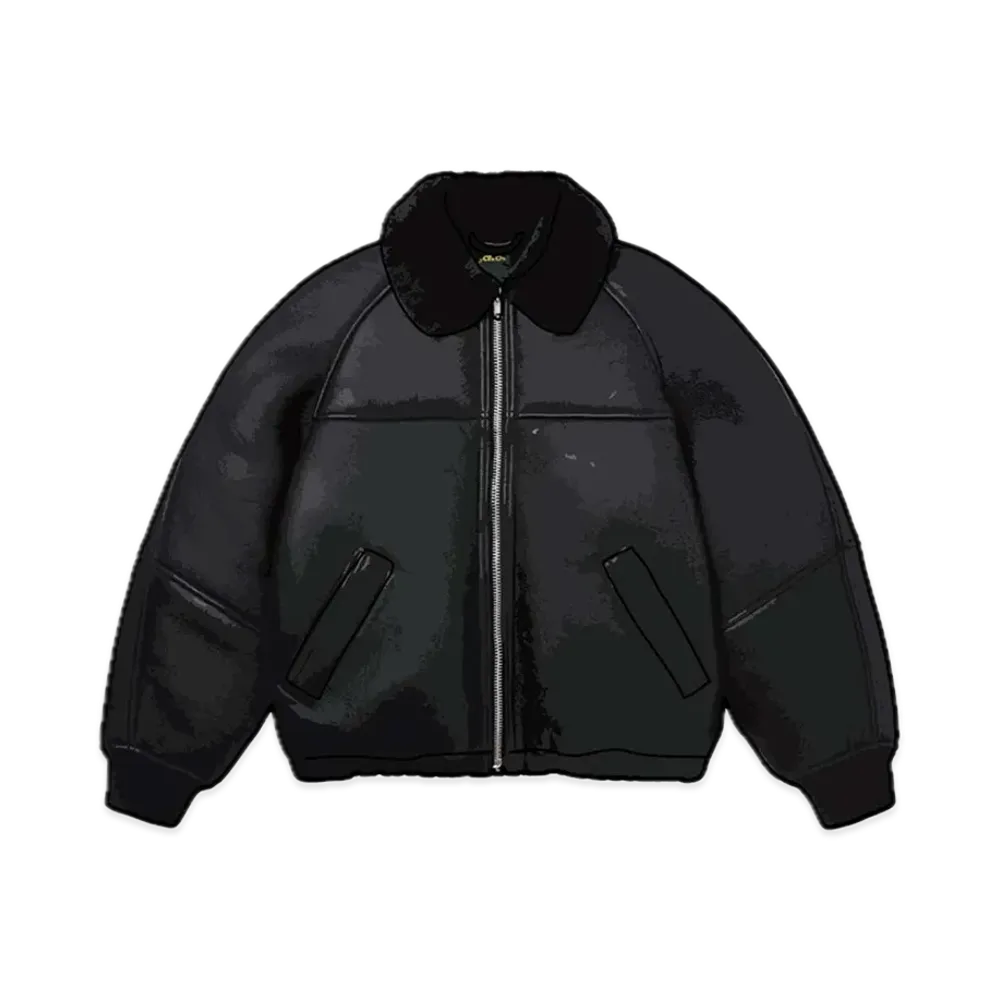 Supreme x Schott Shearling Bomber Jacket "Black"