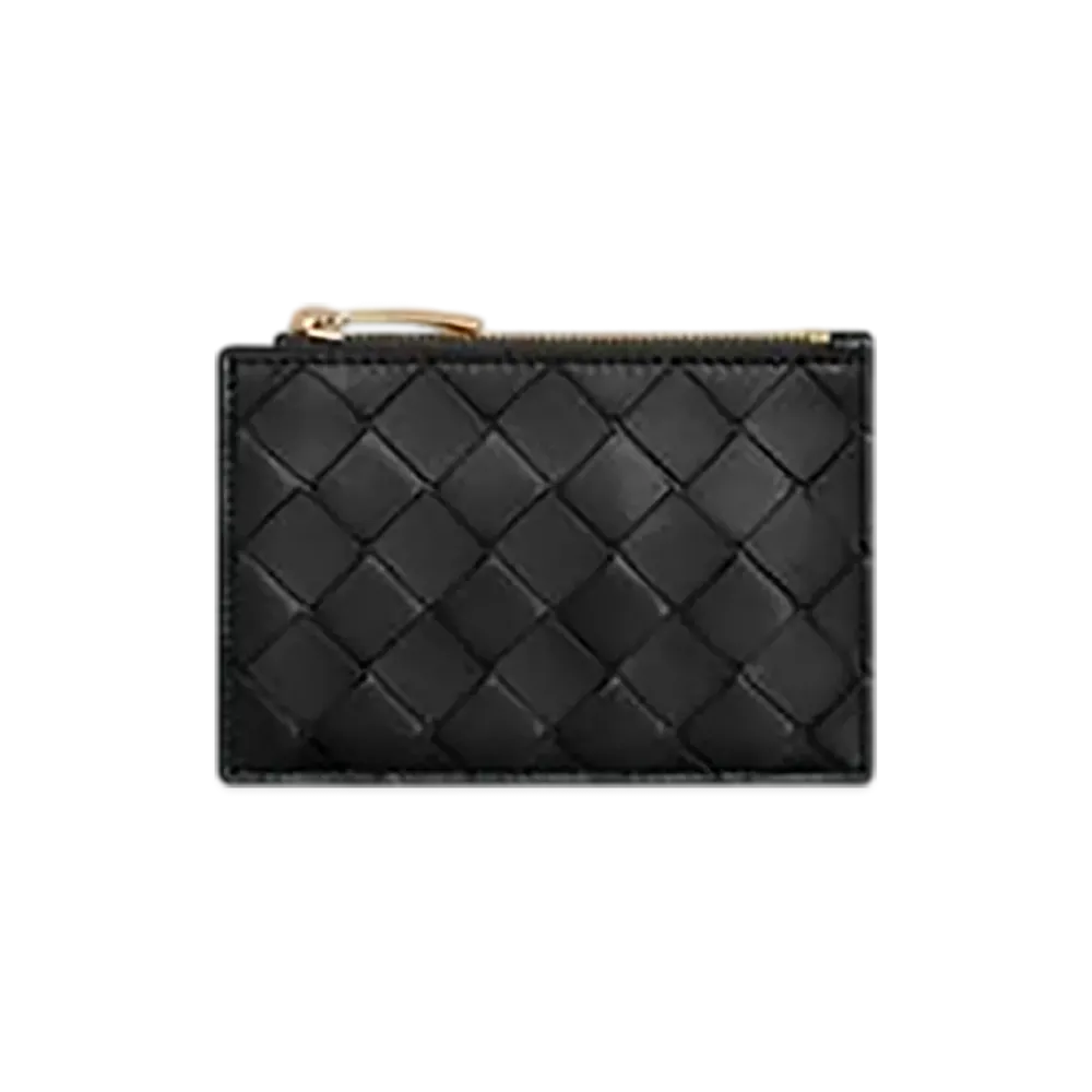Bottega Veneta Intrecciato Key Pouch "Black"