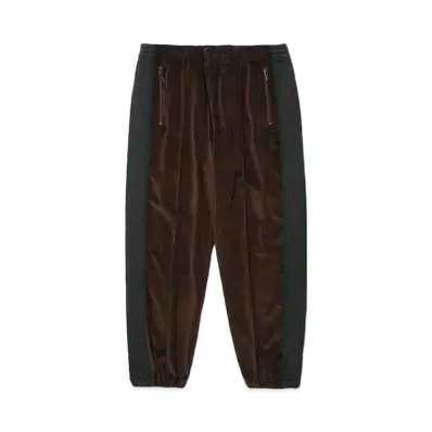 Needles x KEBOZ Corduroy Zipped Track Pants "Brown"