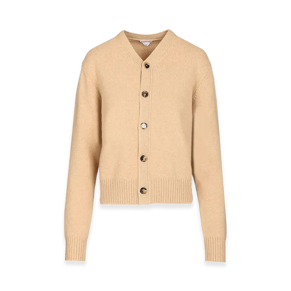 Bottega Veneta Women's Cashmere Cardigan "Beige"