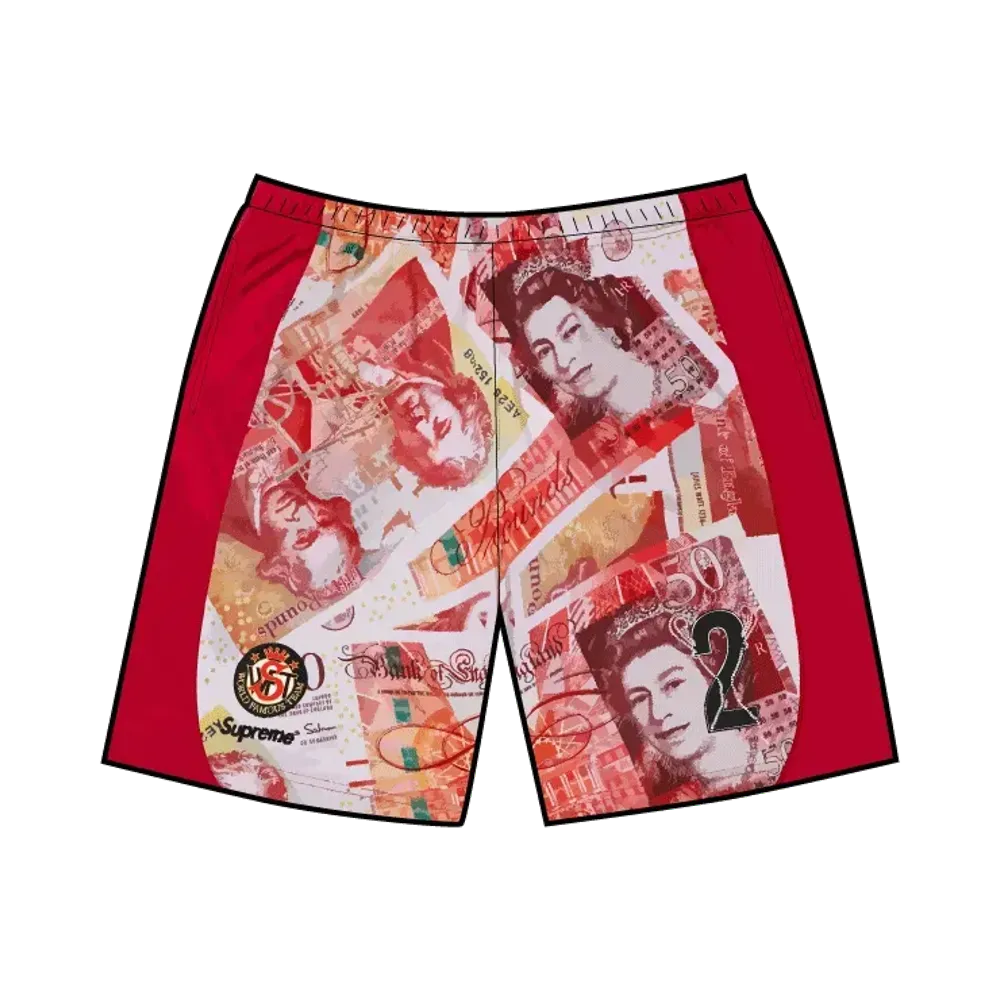 Supreme Pounds Soccer Short "Red"