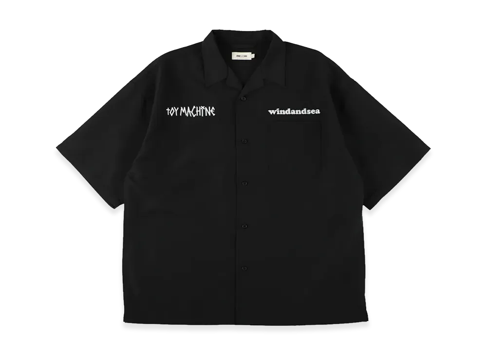 WIND AND SEA x Toy Machine Toymonster Shirt "Black"