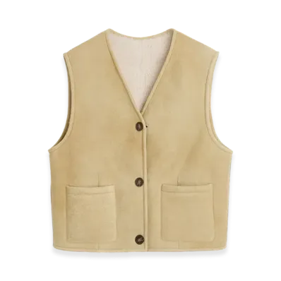 OUR LEGACY Work Shop Tosto Vest "Bruciata Shearling Crema"