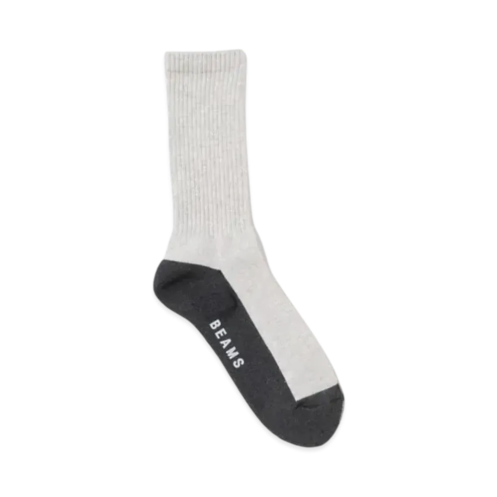 BEAMS Switch Bottom Socks "Gray"