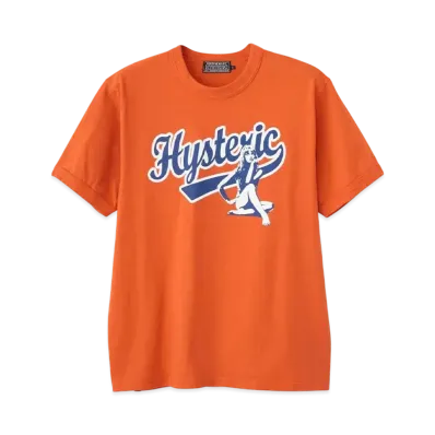 HYSTERIC GLAMOUR Hysteric League T-Shirt "Orange"