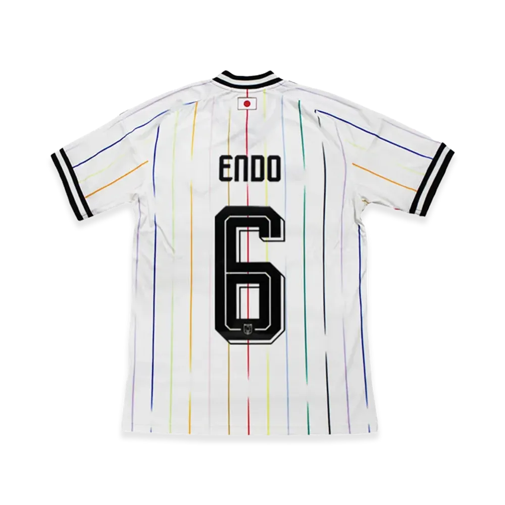 adidas Soccer Japan 2026 Away Replica Jersey #6 Wataru Endo "OffWhite/Black"